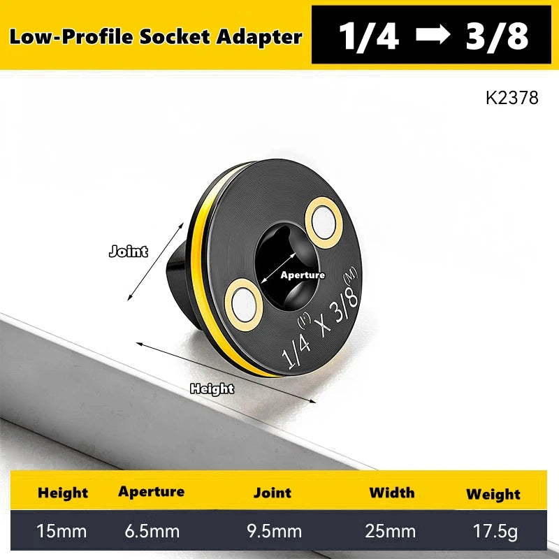 Magnetic Impact Socket Adapter Set