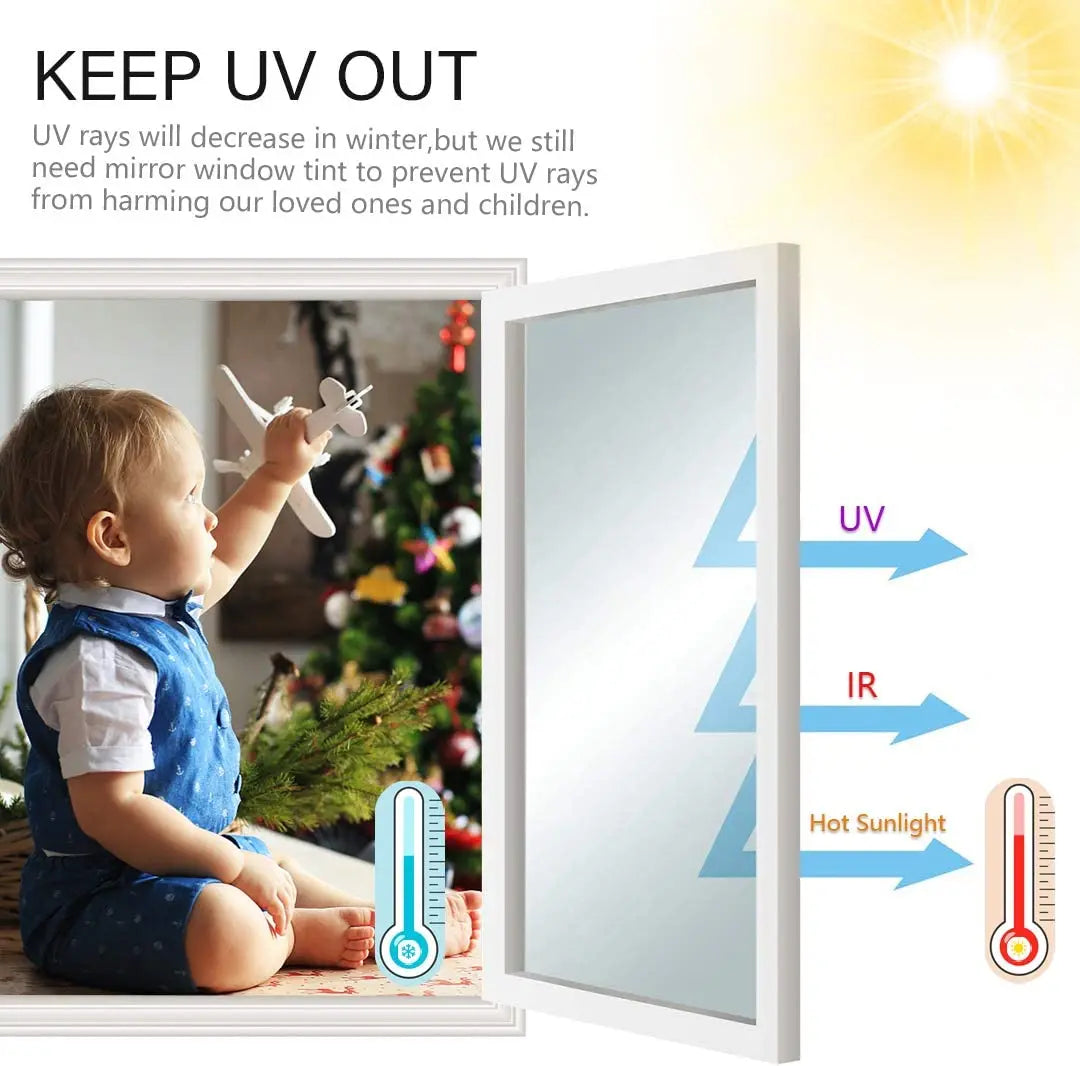 One-Way Mirror Privacy Window Film