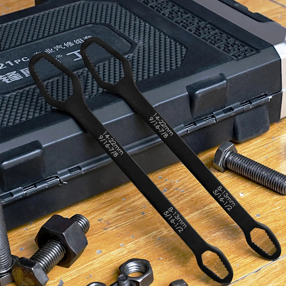 Double-Head Self-Adjusting Torx Wrench