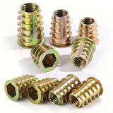 Threaded Wood Insert Nuts (100 Pcs)