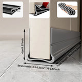 Under-Door Draft Stopper Seal