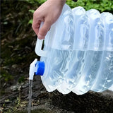 Collapsible Water Container with Spigot