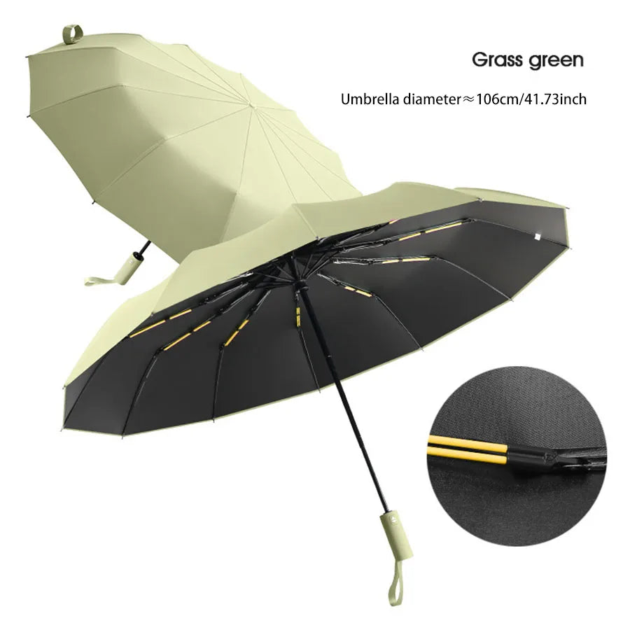 Windproof Reinforced UV Umbrella