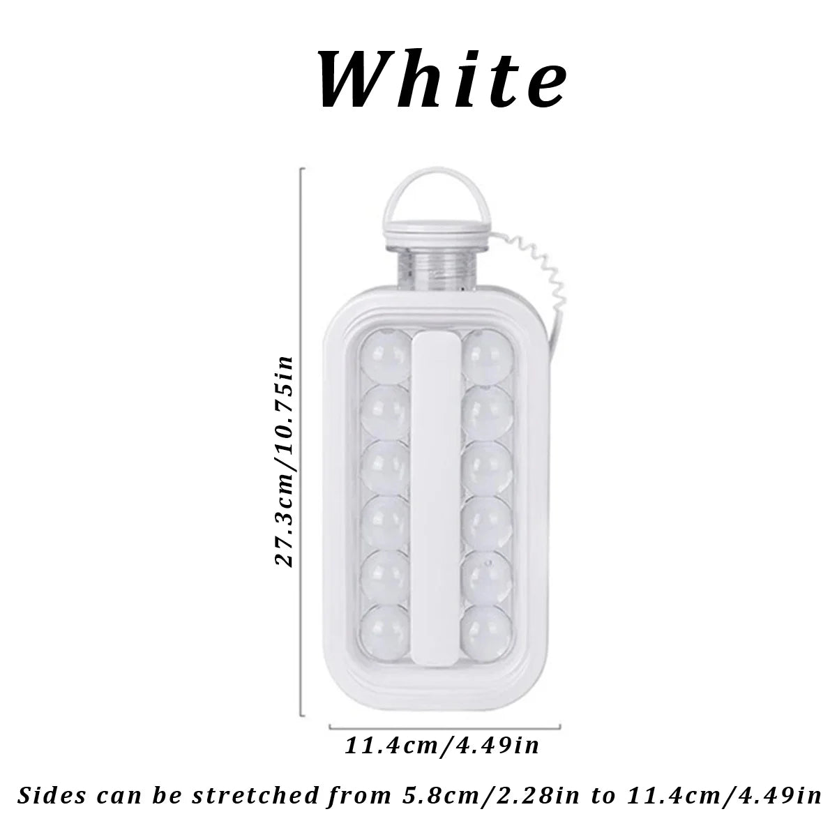 2-in-1 Ice Ball Maker Bottle