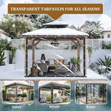 Clear Waterproof Tarp with Grommets