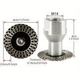 40mm Diamond Cutting Discs with M14 Flange (5 Pcs)
