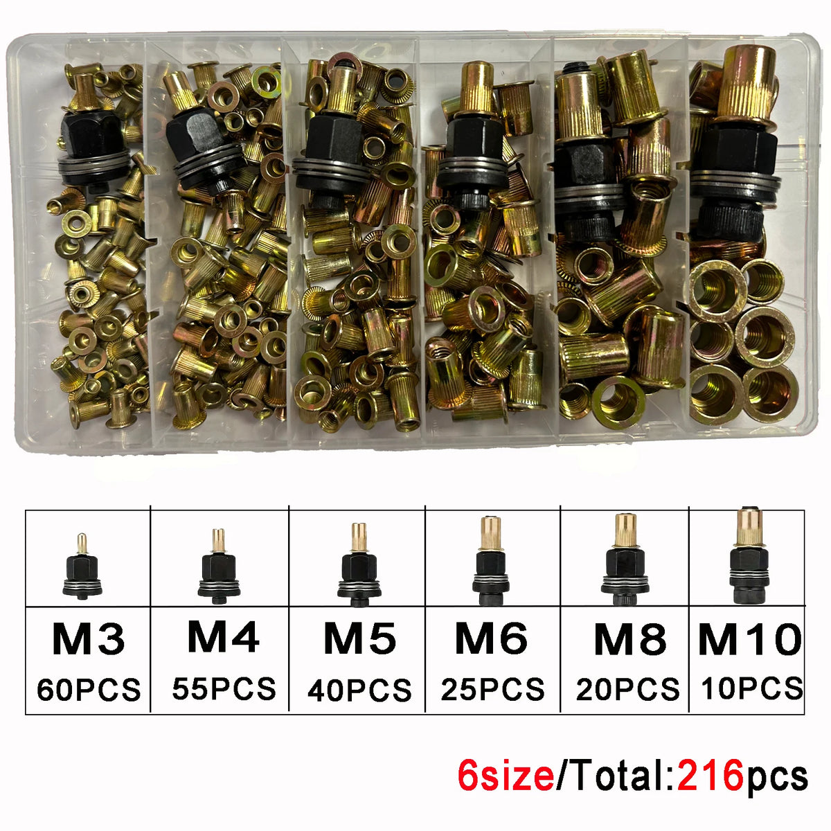 Rivet Nut Setter Tool Kit