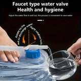 Collapsible Water Container with Spigot