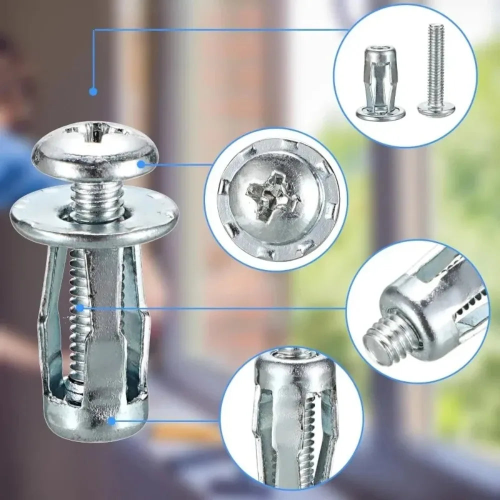 Petal Nut Expansion Bolts for License Plates