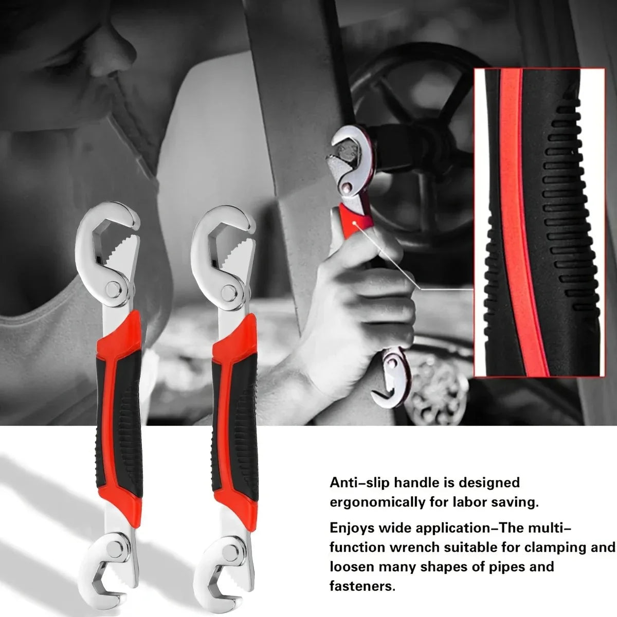 Adjustable Universal Wrench (6–22mm)