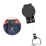 Heavy-Duty Retractable Keychain with Carabiner
