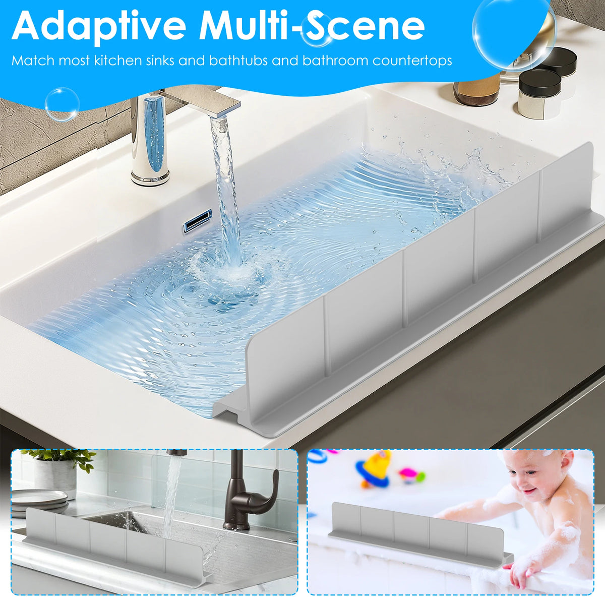 Silicone Sink Splash Guard