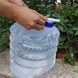 Collapsible Water Container with Spigot