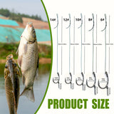 Pre-Tied Carp Hair Rigs with Barbed Hooks