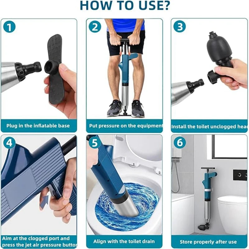High-Pressure Drain & Toilet Blaster