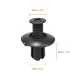 8mm Push Rivet Clips for Car Bumpers