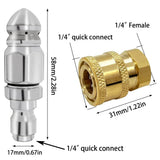Sewer Jetter Nozzle – Clears Clogs Fast