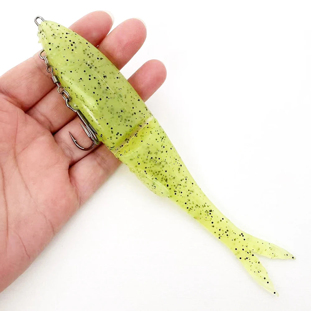 Slow-Sinking Soft Swimbait Lure