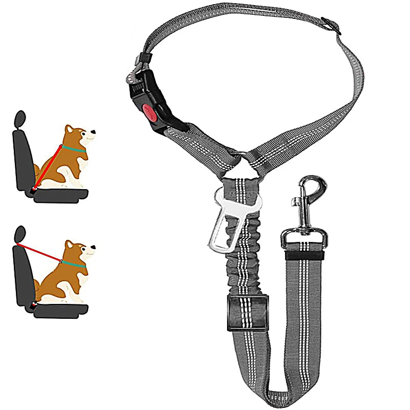 2-in-1 Pet Car Seat Belt