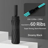 Windproof Reinforced UV Umbrella