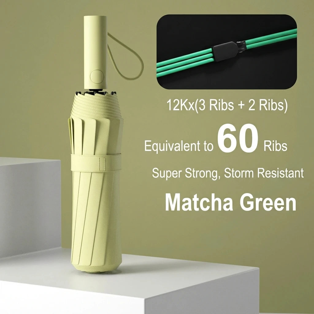 Windproof Reinforced UV Umbrella