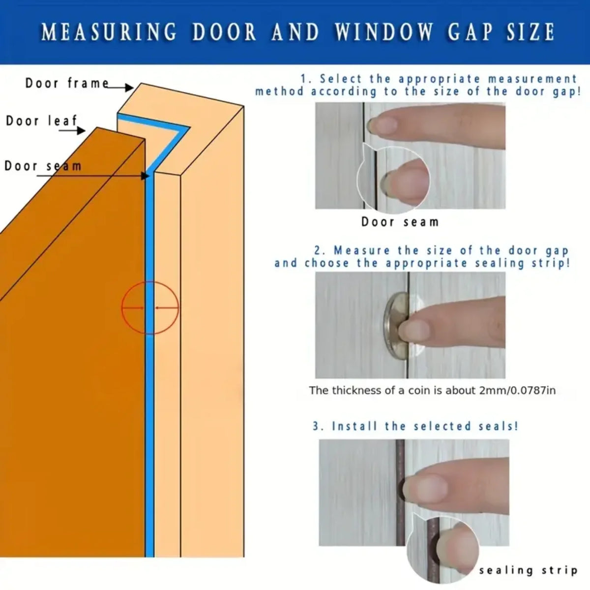 Self-Adhesive Door & Window Seal Strip