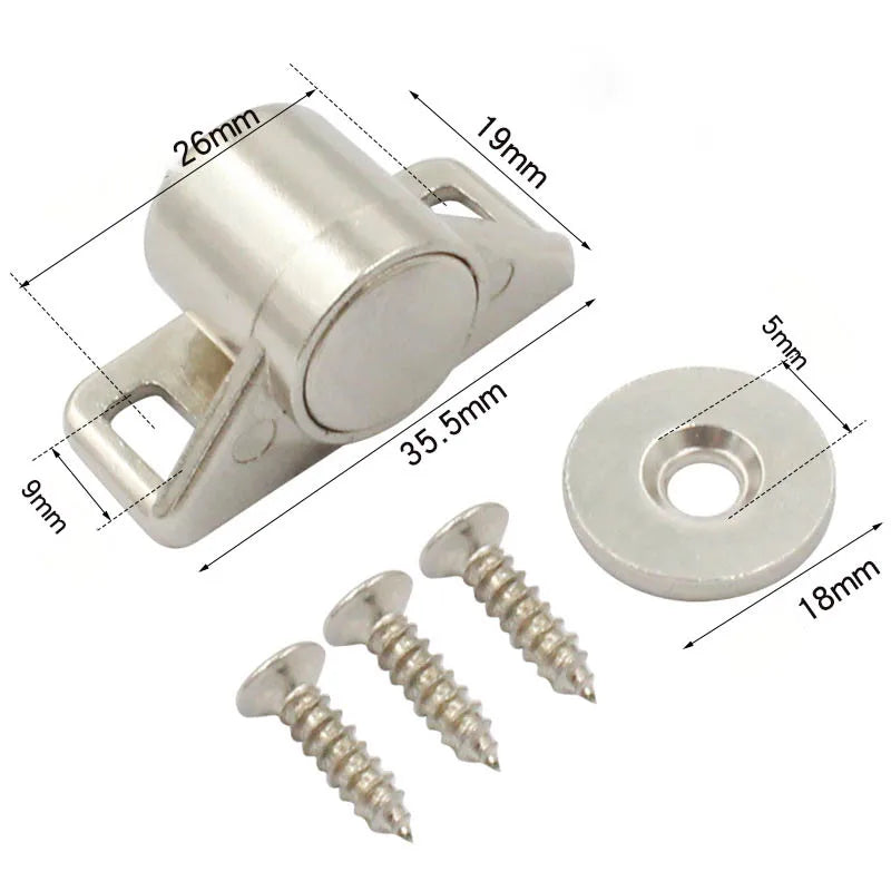 Ultra-Thin Magnetic Cabinet Door Catch