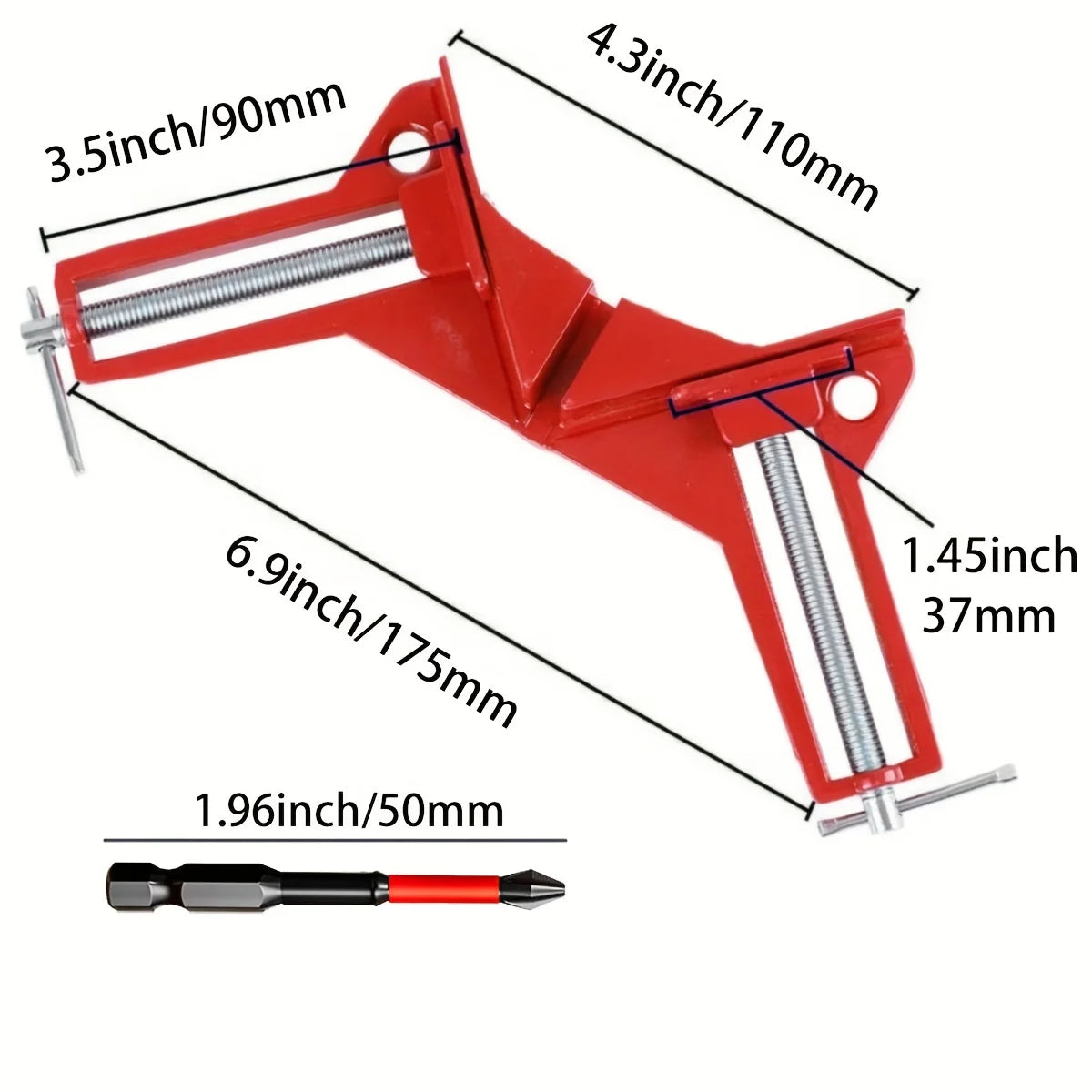 90° Corner Clamp for Woodworking