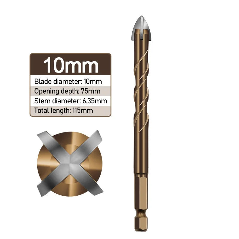 Carbide Masonry Drill Bits (3–12mm)