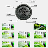 8-Pattern Garden Hose Spray Nozzle