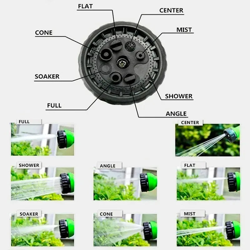 8-Pattern Garden Hose Spray Nozzle