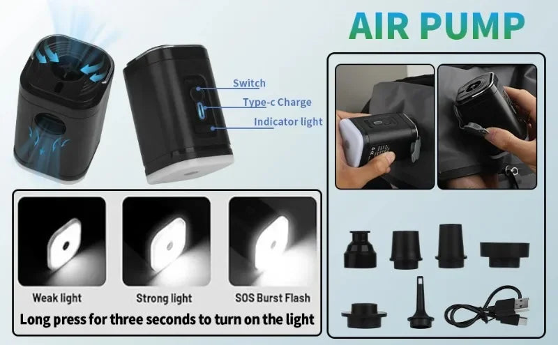 Vacuum Compression Travel Bag with Pump