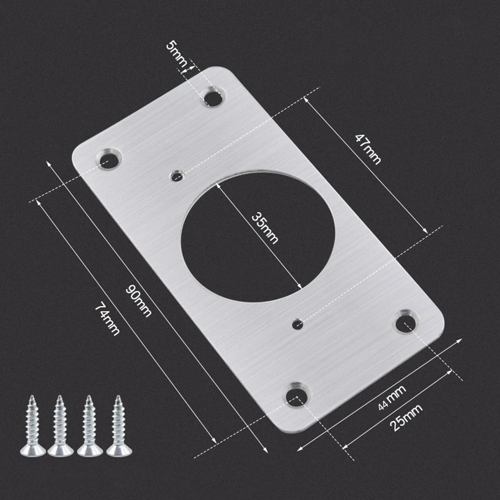 Cabinet Hinge Repair Plates (10 Pcs)