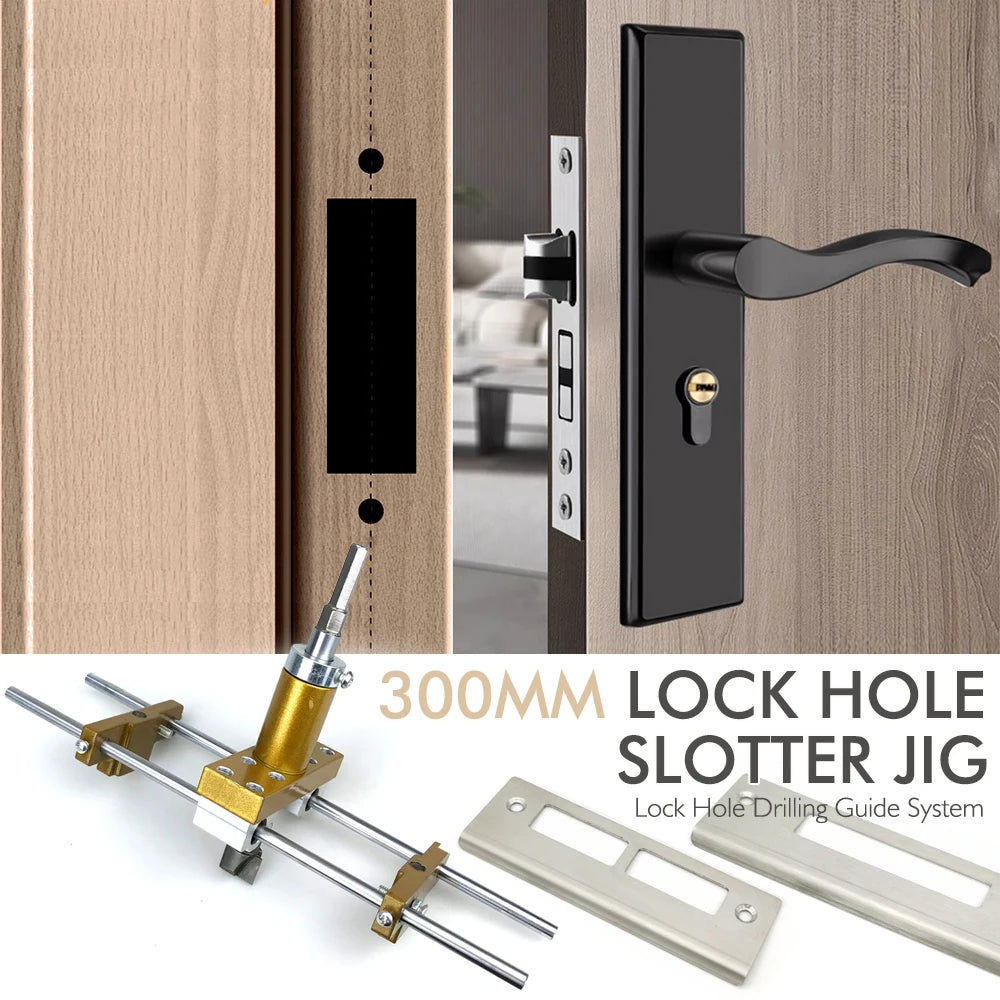 Door Lock Mortising Jig Kit