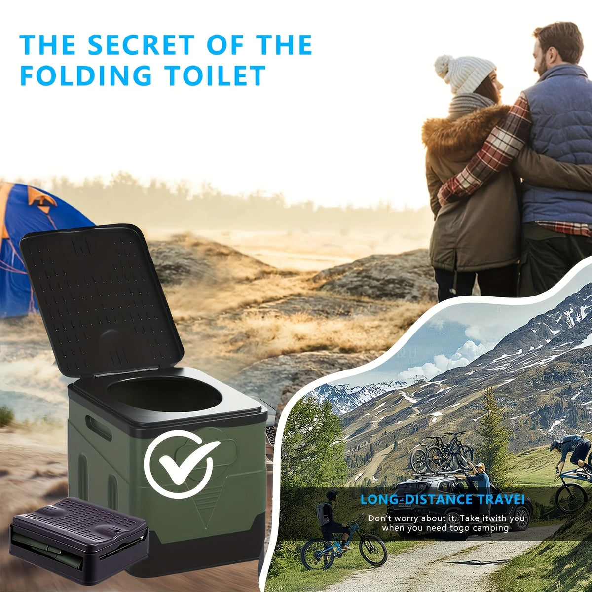 Portable Folding Camping Toilet