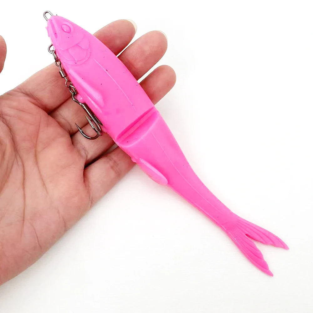Slow-Sinking Soft Swimbait Lure