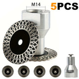 40mm Diamond Cutting Discs with M14 Flange (5 Pcs)