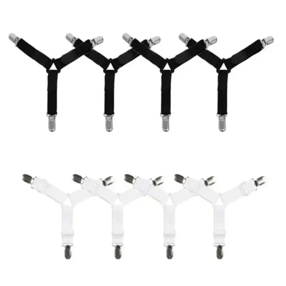 Adjustable Bed Sheet Holder Clips (4 Pcs)