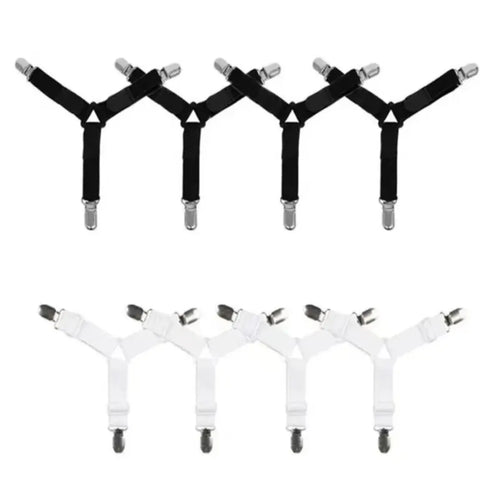 Adjustable Bed Sheet Holder Clips (4 Pcs)