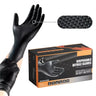 Heavy-Duty Black Nitrile Gloves (8 Mil)