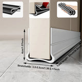 Under-Door Draft Stopper Seal