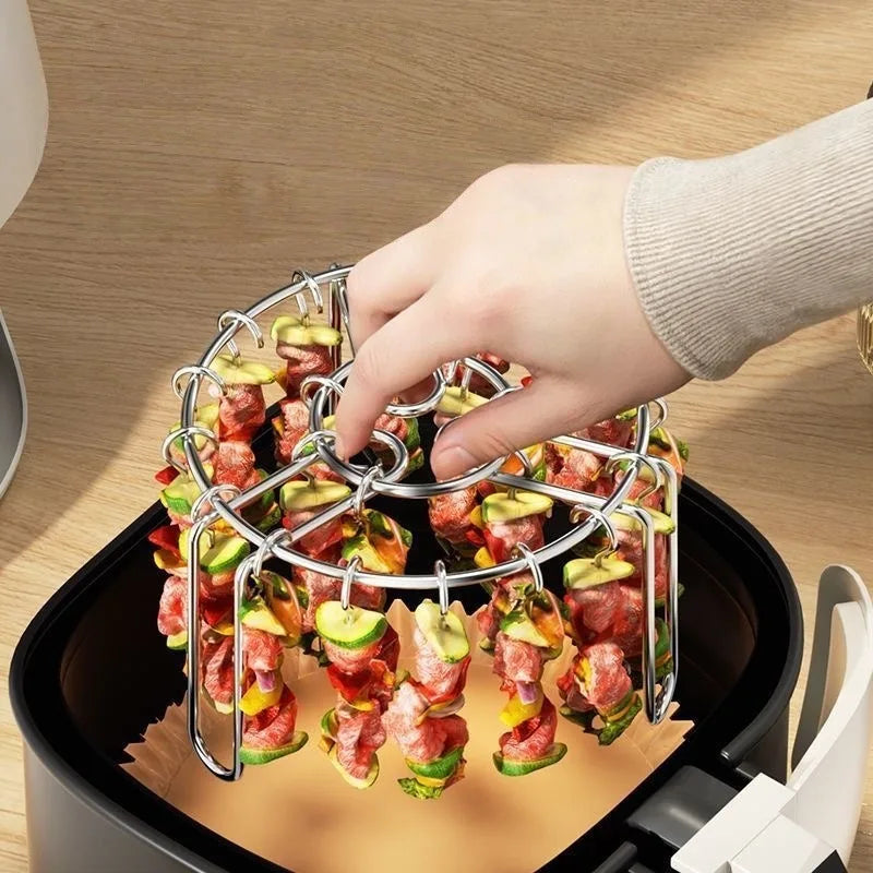 Vertical Skewer Rack for Air Fryer & Grill
