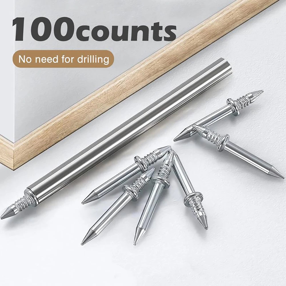 Invisible Double-Head Trim Nails (100 Pcs)