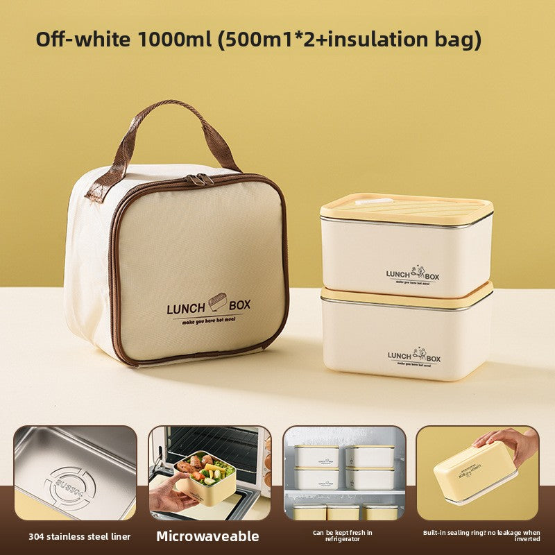 Stainless Steel Microwave-Safe Lunch Box