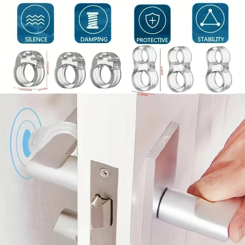 Clear Door Handle Wall Protector
