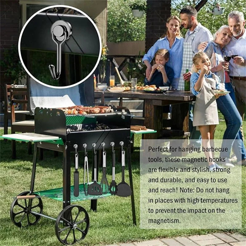 Heavy-Duty Magnetic Hooks