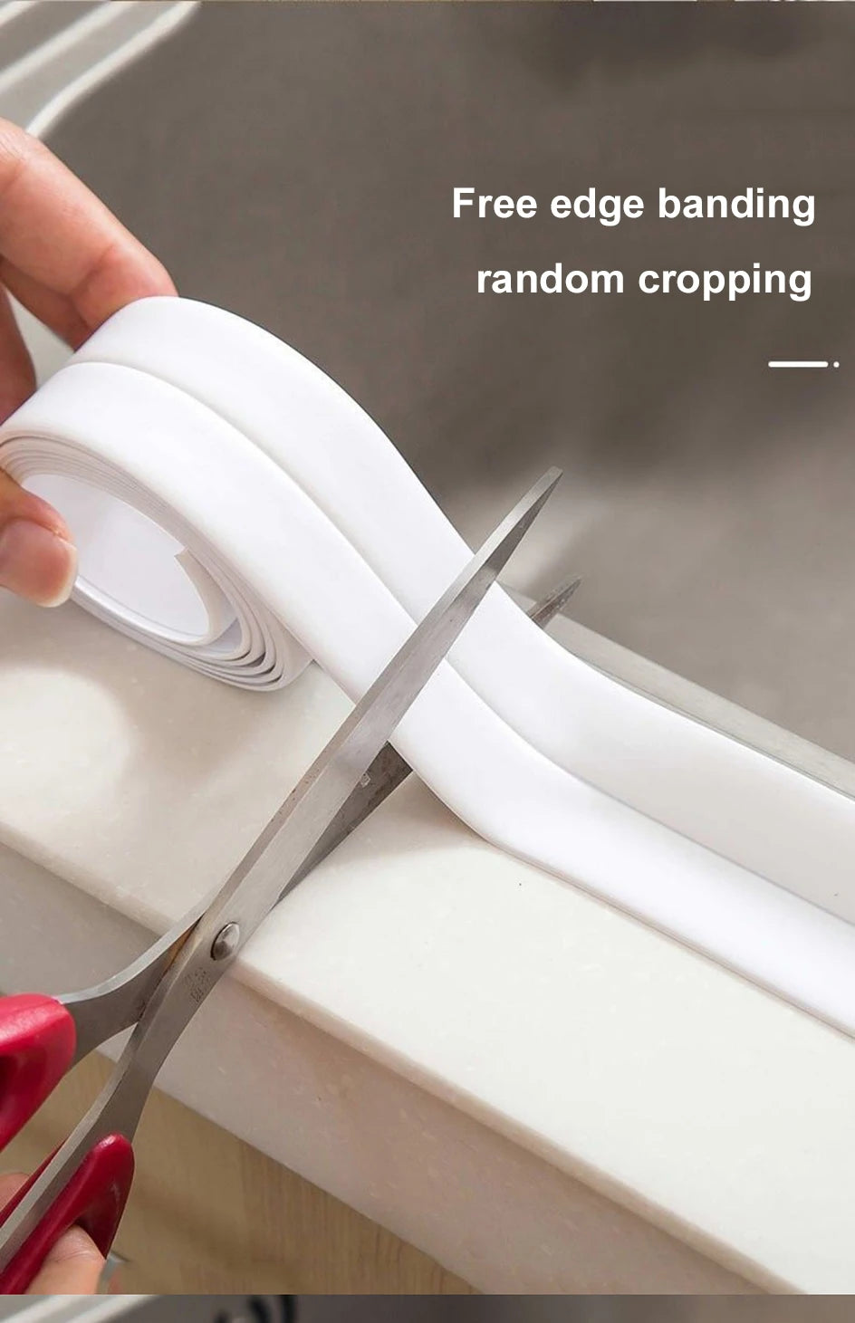 Waterproof Caulk Tape for Sink & Bathroom