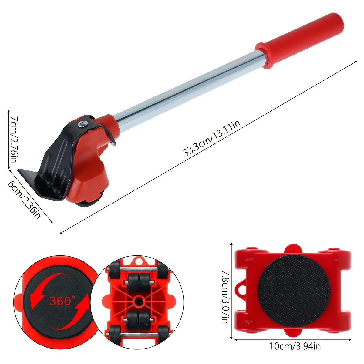 Heavy-Duty Furniture Lifter & Mover Set
