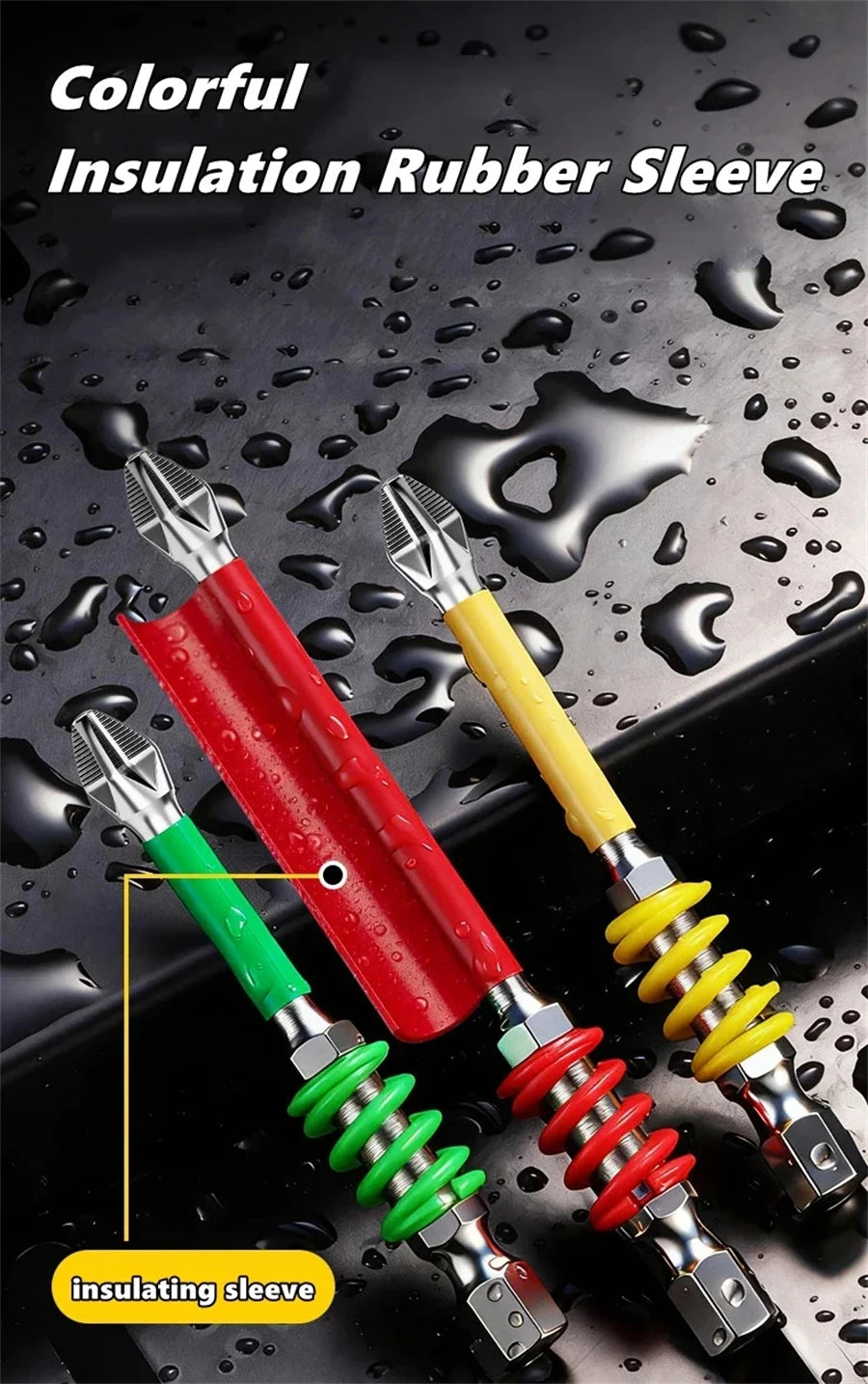 Spring-Loaded Magnetic Screw-Holding Bits