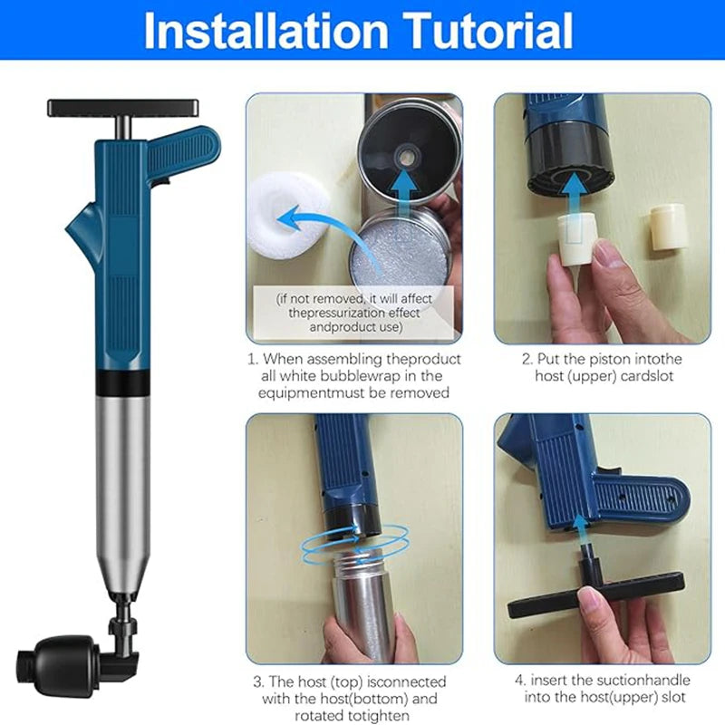 High-Pressure Drain & Toilet Blaster